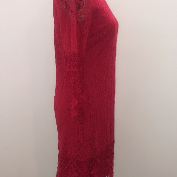 🔥J GEE RED LACE DRESS - Picture 2 of 7